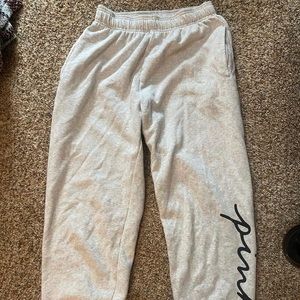 PINK gray sweatpants size women’s small